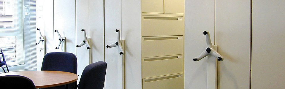 Roller racking systems for space efficiency in your office